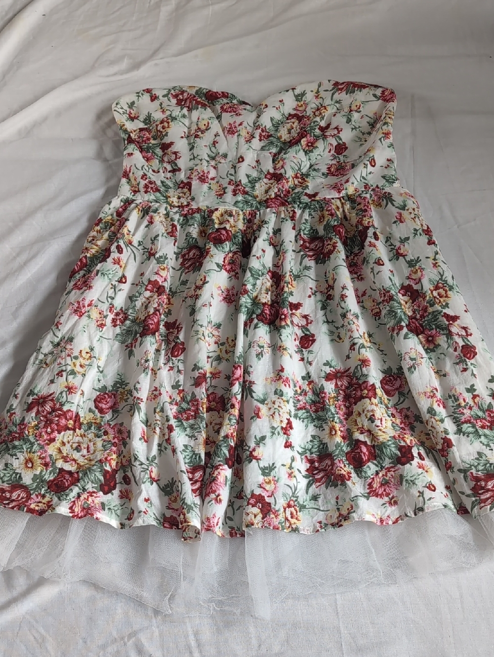 Pura Vida Strapless Floral Dress